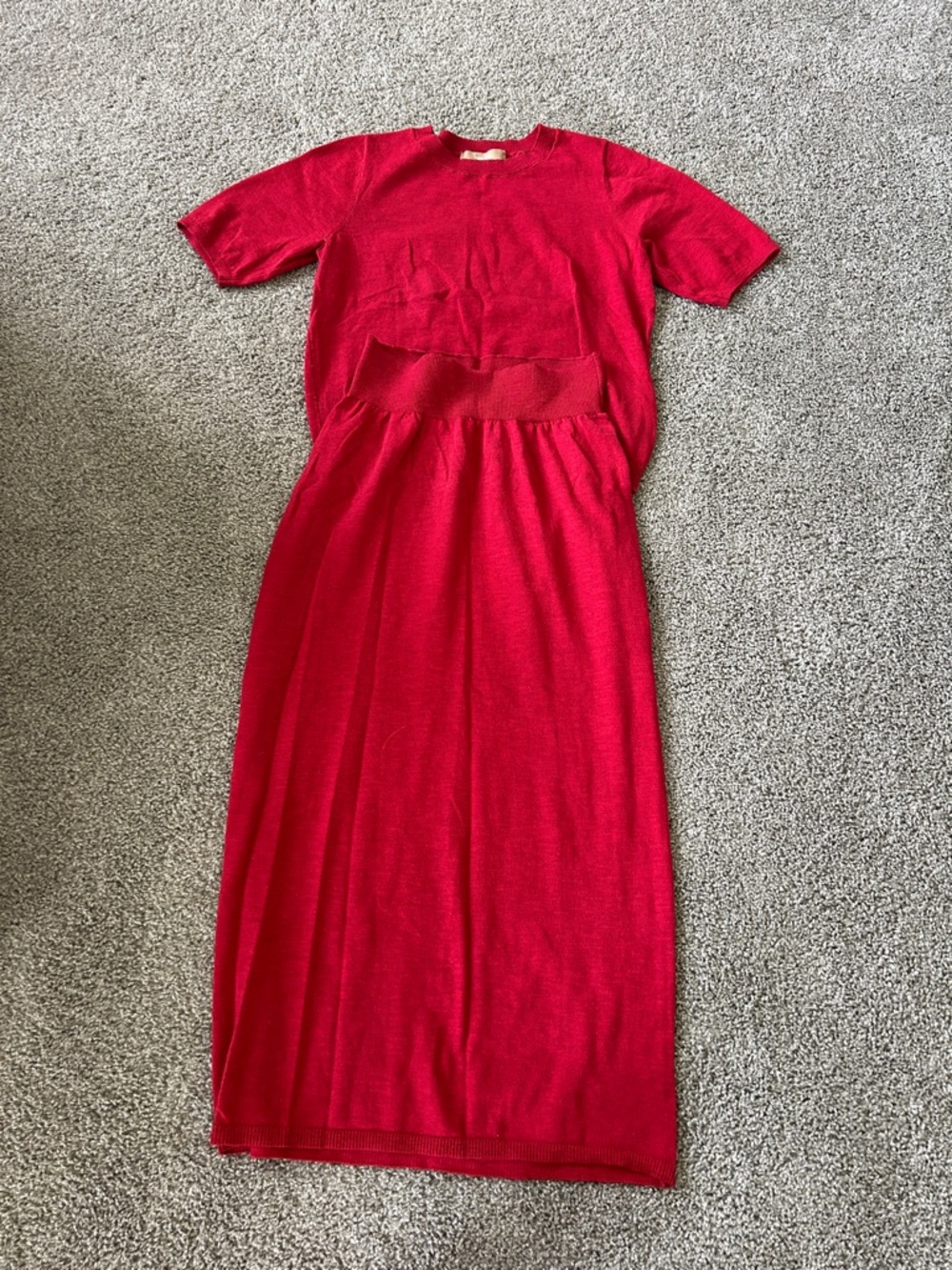 Free People Isabella Sweater Skirt Set